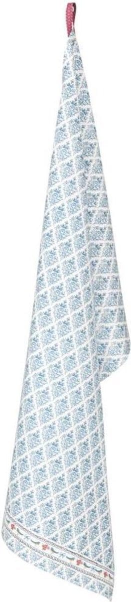 Clayre & Eef - Theedoek keukendoek - Roosjes en vogels - 50 x 85 cm - 3 stuks