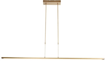 Goudkleurige Hanglamp Zelena 7971GO 155cm breed van Metaal en Kunststof, Hoogte instelbaar, Steinhauer, Modern Design met Instelbare lichtkleur & dimbaar – 3700 lumen