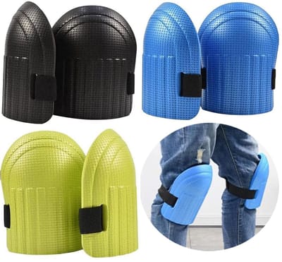 3 Pairs of Waterproof EVA Knee Pads - Soft Foam - Anti-Collision Knee Pads - Adjustable Straps - Kneecaps for Work - Outdoor Sports - Gardening
