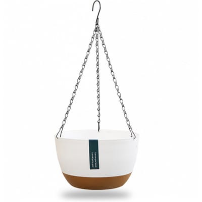 Hangende Dubbele Ketting Hangmand Plantenbak Huis Balkon Binnen Automatisch Water Absorberend Bekken