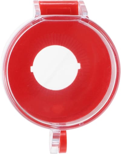 Noodstop Deksel - Schakelaar Beschermer - Veilige Bediening - Verbeterde Veiligheid - 5.3 cm - Rood