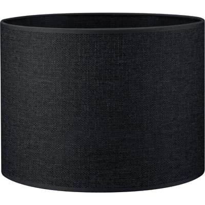 Home Sweet Home - Stoffen Lampenkap Canvas - Ø 25 cm – Dark Gray - Cilinder - Lampenkappen voor wandlamp, tafellamp en hanglamp