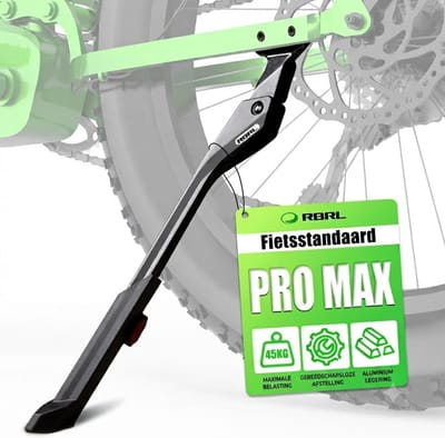 Thijox - Fietsstandaard Aluminiumlegering Antislip 40mm Gatafstand voor 24-29 Inch Mountainbikes, Racefietsen en Elektrische Fietsen