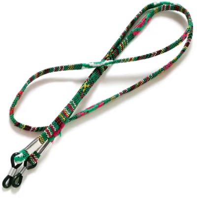 Scoby - Brillenkoord - Brilkoord - Koord voor Bril - Brillentouw - Eyewear Cord - Groen/Multicolour - Universeel