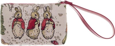 Polstasje - Portemonnee - tas - Gobelinstof - Peter Rabbit - Flopsy - Mopsy and Cotton-tail