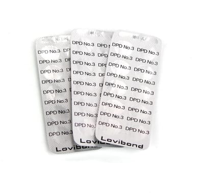 Chloor DPD 3 tabletten voor digitale tester - 100 stuks