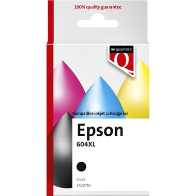 Inktcartridge Quantore alternatief tbv Epson 604XL T10H14 zwart