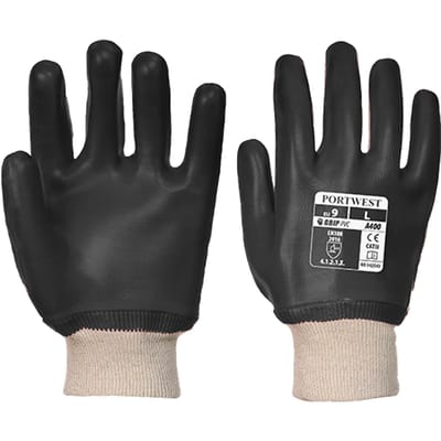 Portwest A722 - Anti Impact Snijbestendige Handschoen Grijs/zwart S