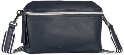 TOM TAILOR schoudertas Orla Stripe Belt Bag Dark Blue donkerblauw