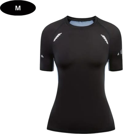 Livano Sportshirt Dames - Sport - Fitness - Compressie Shirt - Corrigerend Hemd - Sportkleding - Vrouwen - Grijs - M