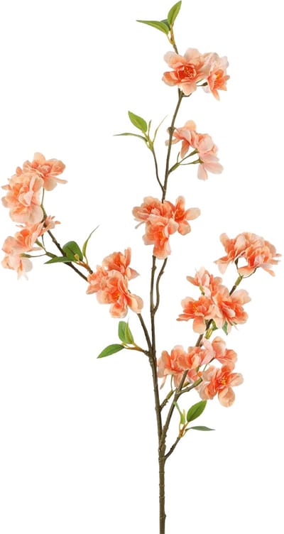 Viv! Home Luxuries Kersenbloesem - zijden bloem - Perzik - 92cm