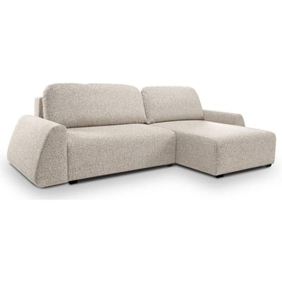 Talula hoekbank links/rechts chenille met slaapfunctie | Selsey Design
