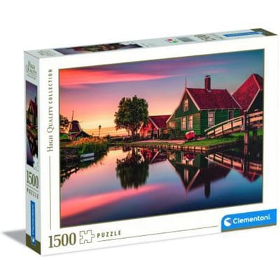 Clementoni - Puzzel - 1500 Stukjes - Zaanse Schans - Puzzel Voor Volwassenen - High Quality Collection