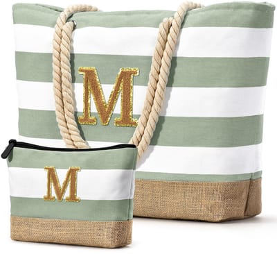 Unyqoos® Ruime en Waterdichte XXL Strandtas met Ritssluiting voor Dames - Ideaal voor Vakantie en Dagelijks Gebruik