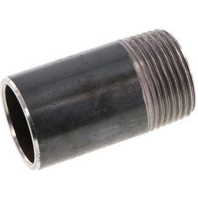 R 1'' Buitendraad x 33.7mm Stalen Pijpnippel met Las uiteinde 50 Bar DIN 2982 - 60mm [2 Stuks]