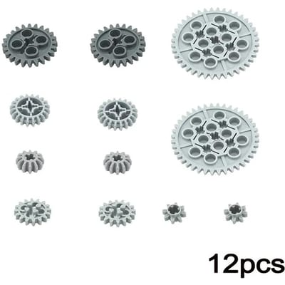 Grote Hoeveelheid Technische Onderdelen Pin Hefarm Blokken Studless Balk As Stekker Connector Paneel Tandwiel 9686 Bouwstenen Compatibel Leduo Speelgoed