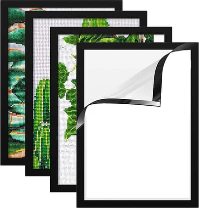 Consumerce® Magnetische A4 Display - 4 Stuks - 30x40cm - Menukaarthouder - Prikbord Frame - Diamond Painting Lijst - Fotolijst - Menu Kaart Houder - Bulletin Standaard - Folderhouder - Kliklijst