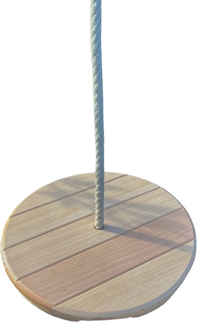 Beukenhouten schotelschommel met PH touw