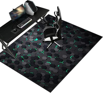Stoelonderlegger Bureau - Vloerbeschermer Mat - Bescherming Harde Vloeren - Antislip & Krasbestendig - 90 x 120 cm - Grijs