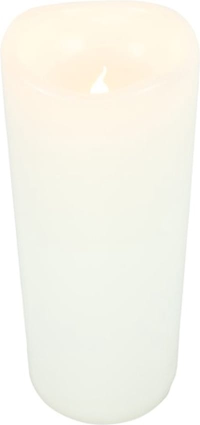 Stompkaars Ø10CM LED ro Metz L wit-L10B10H25CM met timer