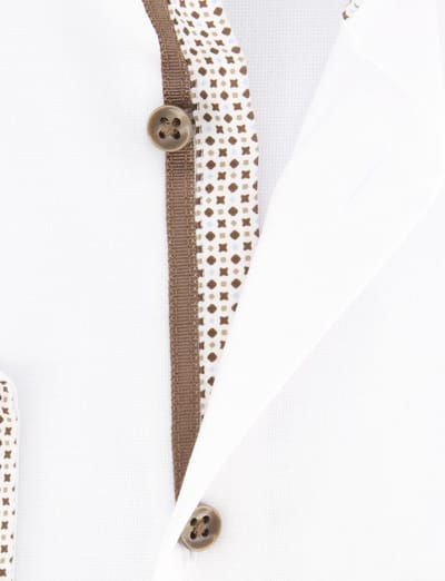 Eterna overhemd wit comfort fit katoen effen