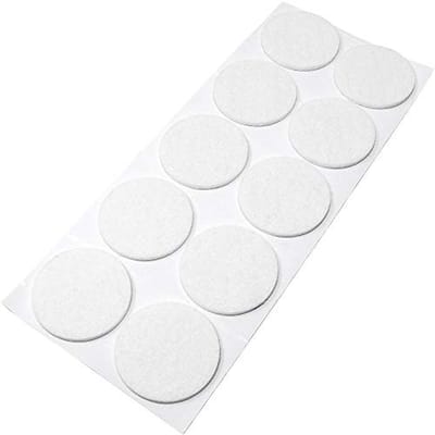 10 Zelfklevende Viltglijders Rond Ø 45 mm - Meubel- en Vloerbescherming