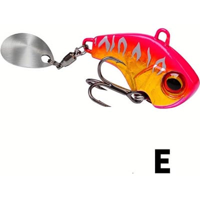 1 Stuks Draaiende Jig Metaal VIB Lepel Spinner Vis Lokken Vibratie Hard Aas Voor Baars Snoek Winter IJsvissen Tackle 10g 25mm