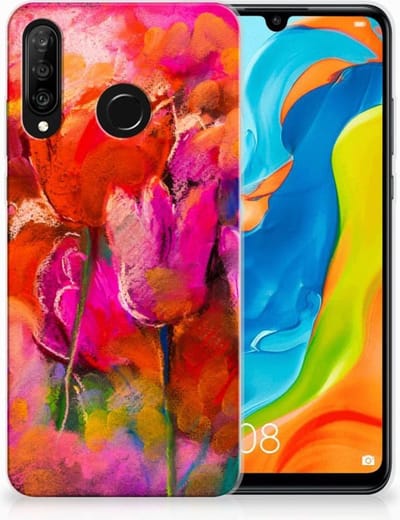 Hoesje maken Huawei P30 Lite Tulips