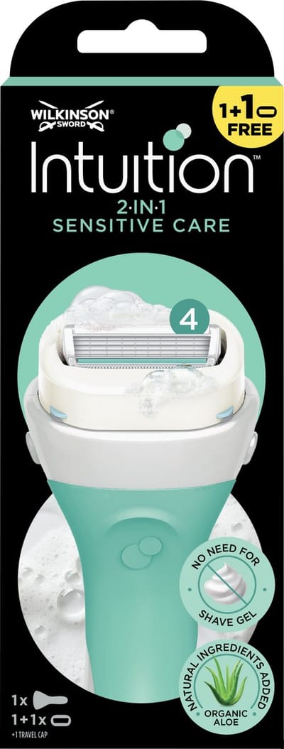 Wilkinson Sword Intuition 2-in-1 Sensitive Care Scheersysteem + 1 navulmesje