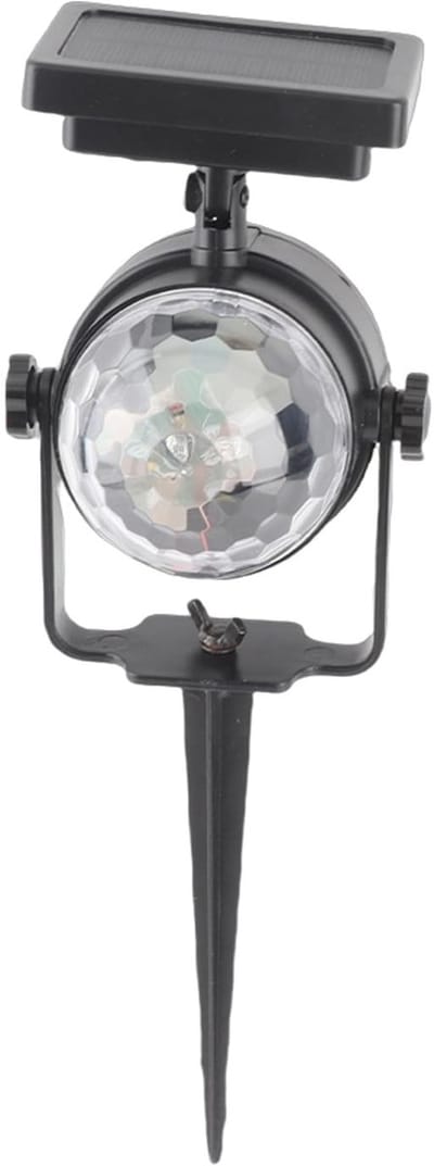 Allecto - Waterdichte LED-fee-projectorlamp - Veelkleurige roterende lichten - Voor kerstfeestdecoraties - Geschikt voor binnen en buiten - 19 x 13...