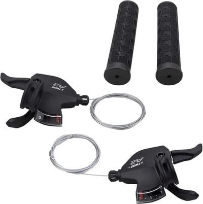 Schakelset MTB en Trekkingfiets Vervangende Versnellingshendels 3x6, 3x7 of 3x8 Versnellingen