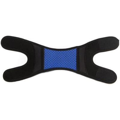 Sbr Neopreen Bergbeklimmen Hardlopen Basketbal Open Patella Sport Knieschijven 1pcs blauw
