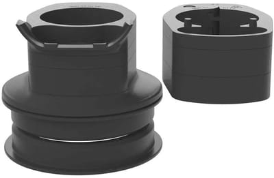 Syncros Zs56/31.8-zs56/42 Balhoofdset Zwart
