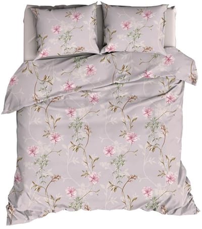 Satin d'Or Raisa Dekbedovertrek - Tweepersoons - 200x200/220 cm - Rose