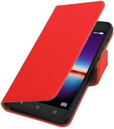 Bookstyle Wallet Case Hoesjes Geschikt voor Huawei Y3 II Rood
