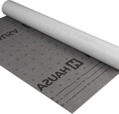 Onderspanbaan Dakfolie - Onderdakbaan Bekistingsbaan - Dak Beschermen - Hoogdiffusie-open Waterdicht - 75 m (15 m x 50 m) - Grijs