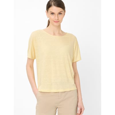 Brax Dames Shirt  Style CAELEN S limoncello, lichtgeel, maat 38