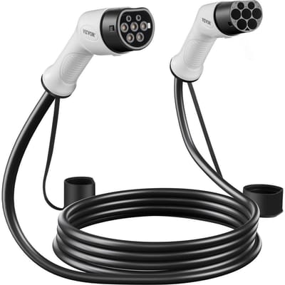 Câble de recharge pour véhicule électrique Type 2 vers Type 2 Câble pour véhicule électrique 32A 5m 7kW TPU