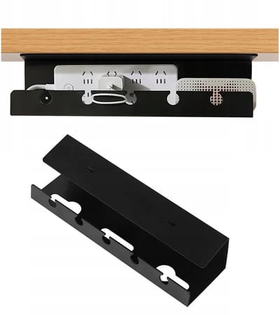 EtuiTab - Kabelbeheerder - 40cm - Bureau- en Muurmontage - Zwart