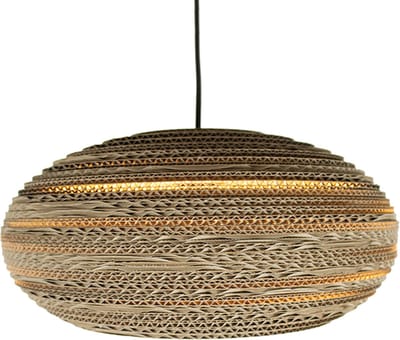 Kartonnen tarwin lamp - Diameter 40 cm | E27 - Kartent