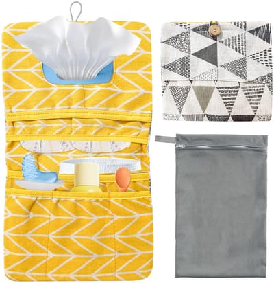Cosensi - Luiertas - Diaper Bag Organiser - Compact en Handig - Wit - Babyaccessoires - Ideaal voor onderweg - Geschikt voor ouders