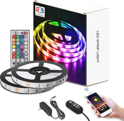 Led strip | 20 meter | Met app en afstandsbediening | RGB | Zelfklevend | 30 leds per m | Led light strip | Led lights | Led strips | Ledstrip