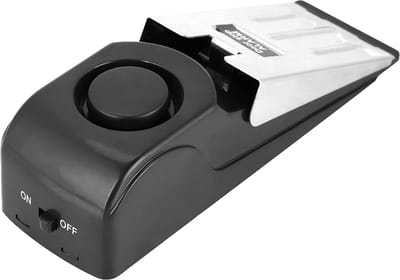 Draagbaar Deuralarm - Beveiligingssysteem - Extra Veiligheid - Instelbare Gevoeligheid - 14 cm - Zwart Zilver