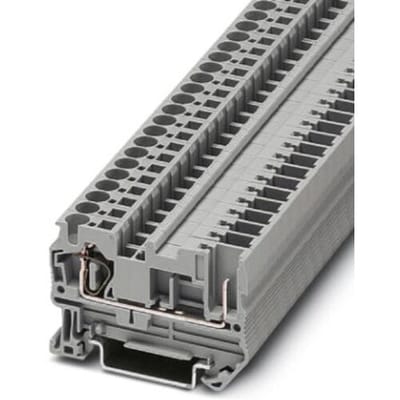 Phoenix Contact 3042719 Doorgangsklem 6.2 mm Spanveer Grijs 50 stuk(s)
