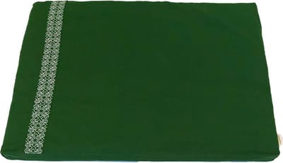 Samarali Zabuton Meditatiemat 90 x 70 x 5 cm – 100% GOTS-gecertificeerd Biologisch Katoen • Vulling van Gerecyclede Wol • Comfortabele Onderlegger voor Yoga & Meditatie
