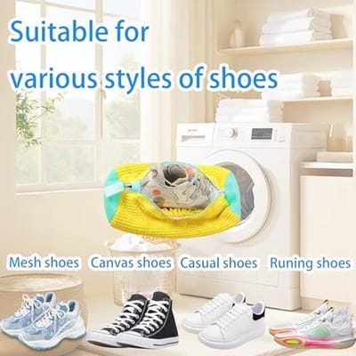Herbruikbare Waszak voor Sneakers - Schoenen Waszak met Ritssluiting (2 Stuks)