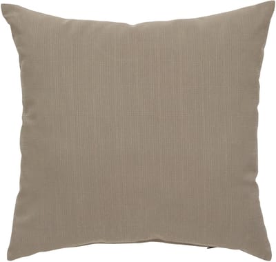 Hesperide Sierkussen Granada - lichtbruin - 40 x 40 cm - polyester - voor buiten - tuinkussen - buitenkussen