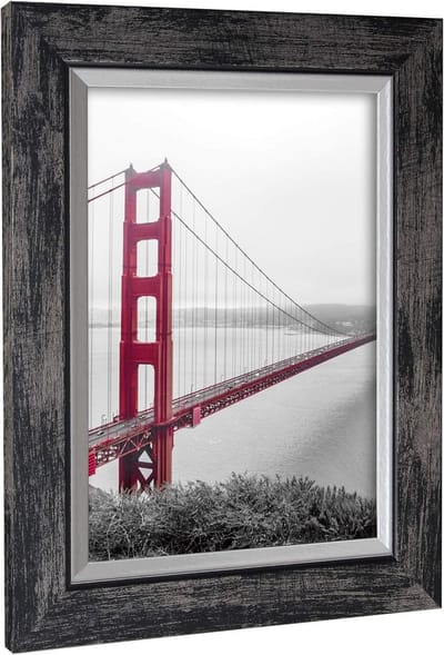 Fotolijst 20x30 cm Zwart MDF Modern Ophangbaar