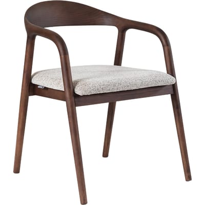 Milton & Oldbrook Eetkamerstoel Segovia Walnoot Essenhout