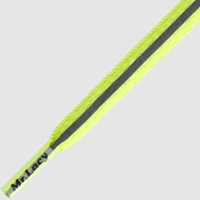 5 mm x 120 cm Geel Reflecterend -  loopschoen veters - Mr.Lacy Runnies Reflective
